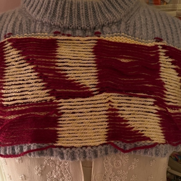 Nwot Calvin Klein 205w39nyc knit cape - Picture 2 of 9